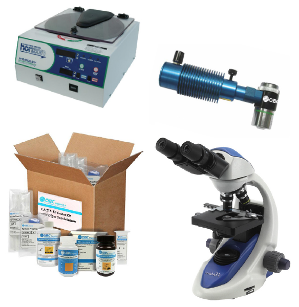 QBC Malaria Test System with ParaLens Advance, Microscope and